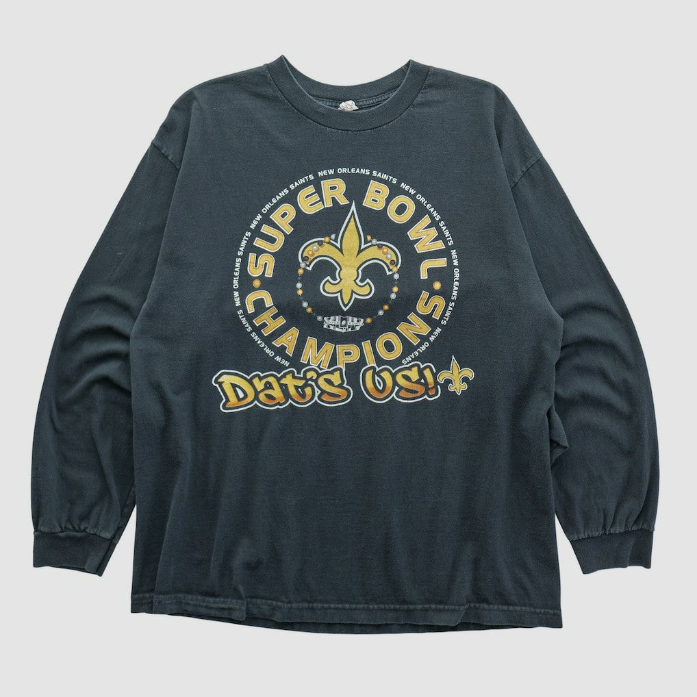 New Orleans Saints Alstyle 2010 Long Sleeve T-shirt - Black T-shirts