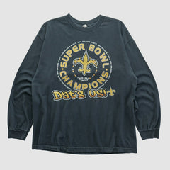 New Orleans Saints Alstyle 2010 Long Sleeve T-shirt - Black T-shirts