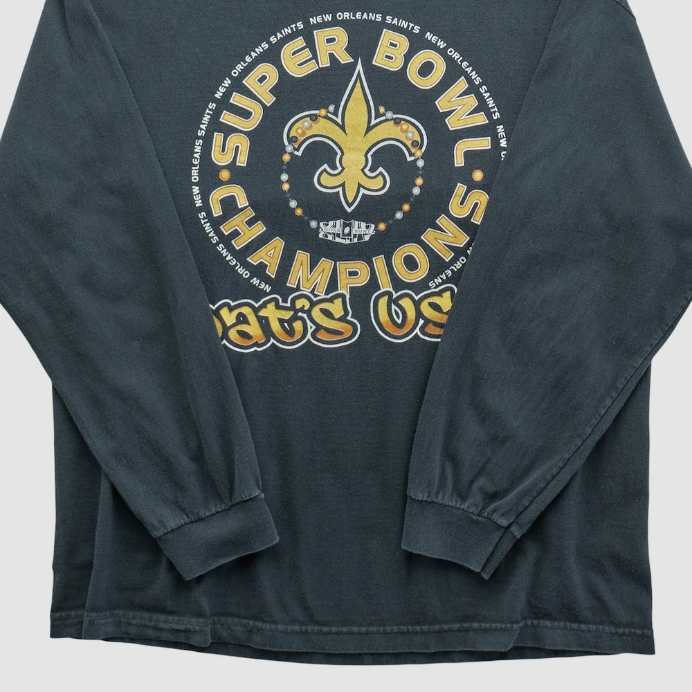 New Orleans Saints Alstyle 2010 Long Sleeve T-shirt - Black T-shirts