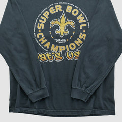 New Orleans Saints Alstyle 2010 Long Sleeve T-shirt - Black T-shirts