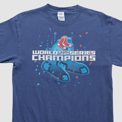 Boston Red Sox Delta 2007 Long Sleeve T-shirt - Navy - Vintage T-shirts