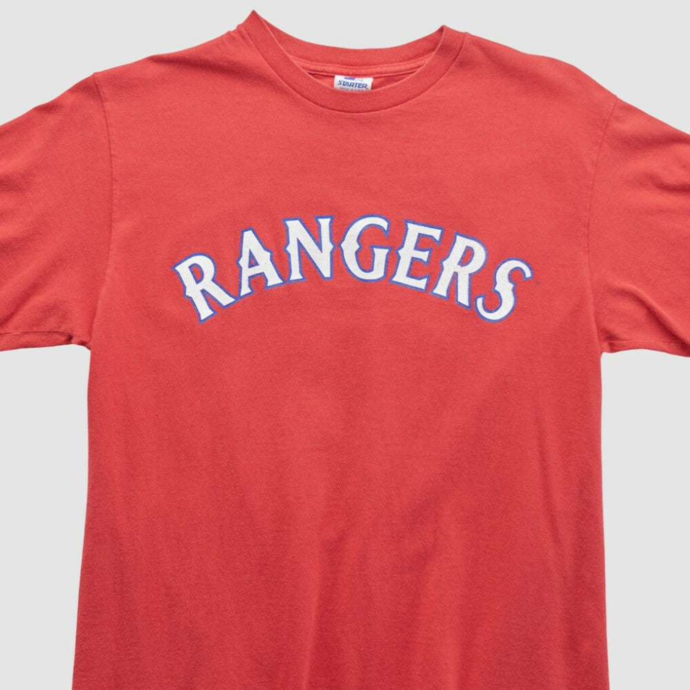 Texas Rangers Starter 1995 T-shirt - Red - Vintage T-shirts