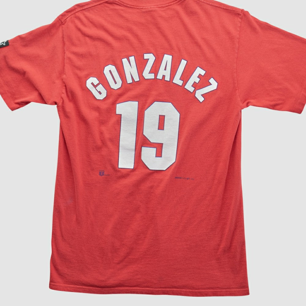 Texas Rangers Starter 1995 T-shirt - Red - Vintage T-shirts