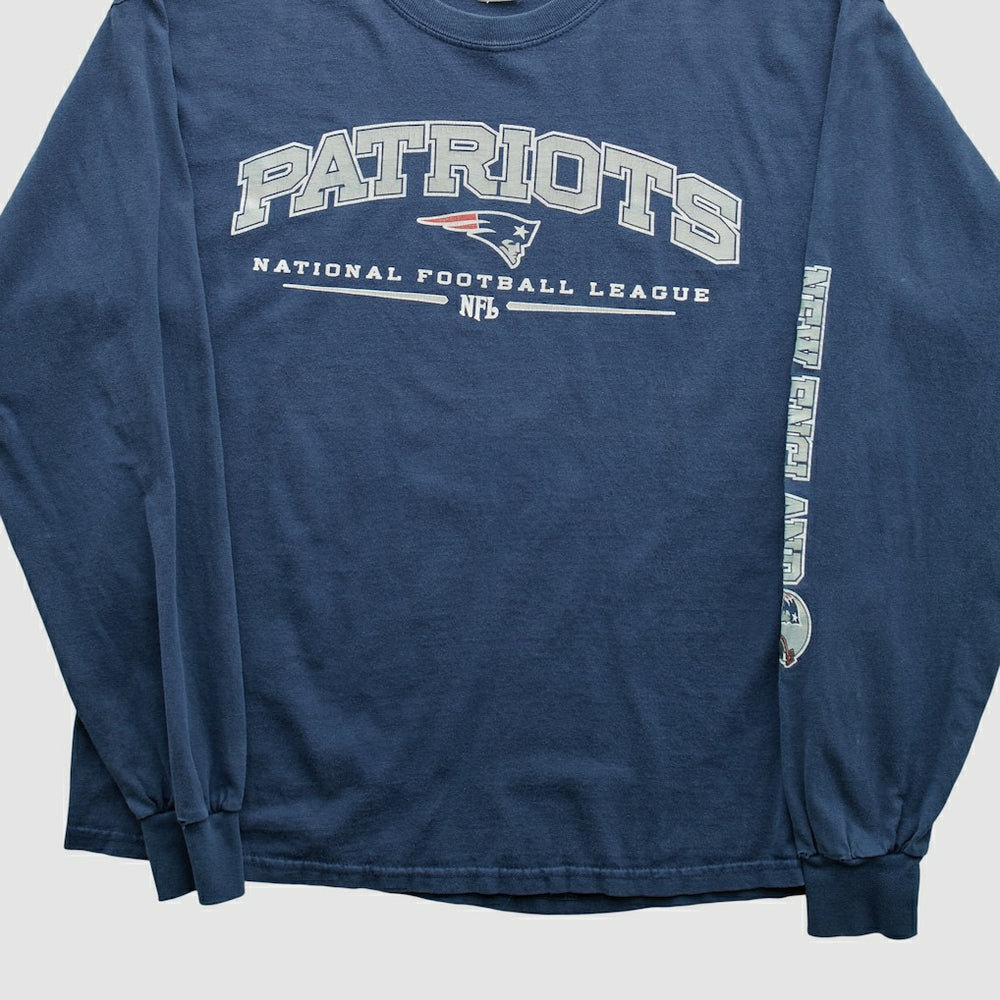 New England Patriots Gildan 2000s Long Sleeve T-shirt - Navy T-shirts