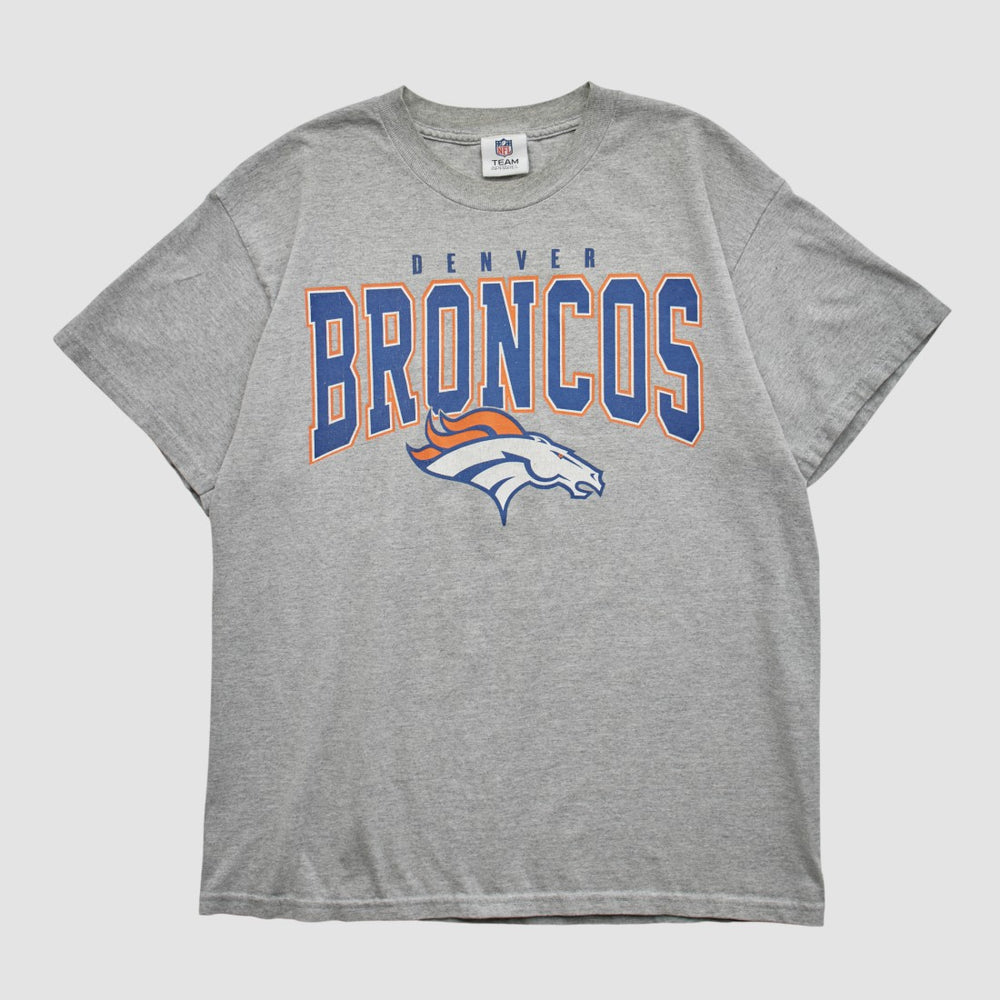 Denver Broncos NFL 2010s T-shirt - Heather Gray T-shirts