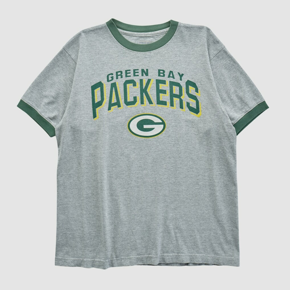 Green Bay Packers Reebok 2000s T-shirt - Heather Gray T-shirts