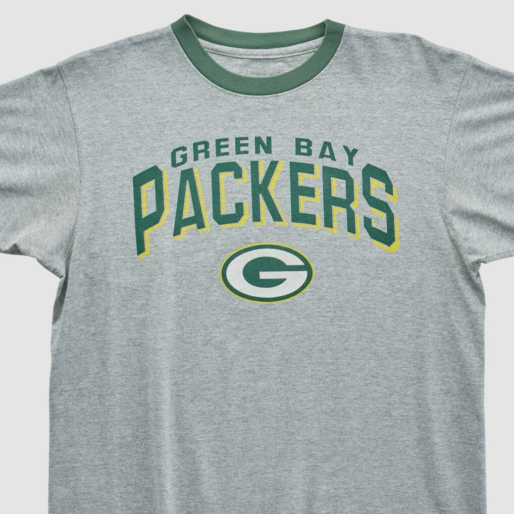 Green Bay Packers Reebok 2000s T-shirt - Heather Gray T-shirts