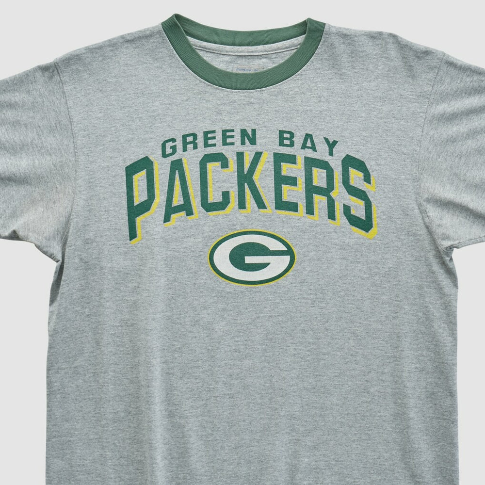 Green Bay Packers Reebok 2000s T-shirt - Heather Gray T-shirts