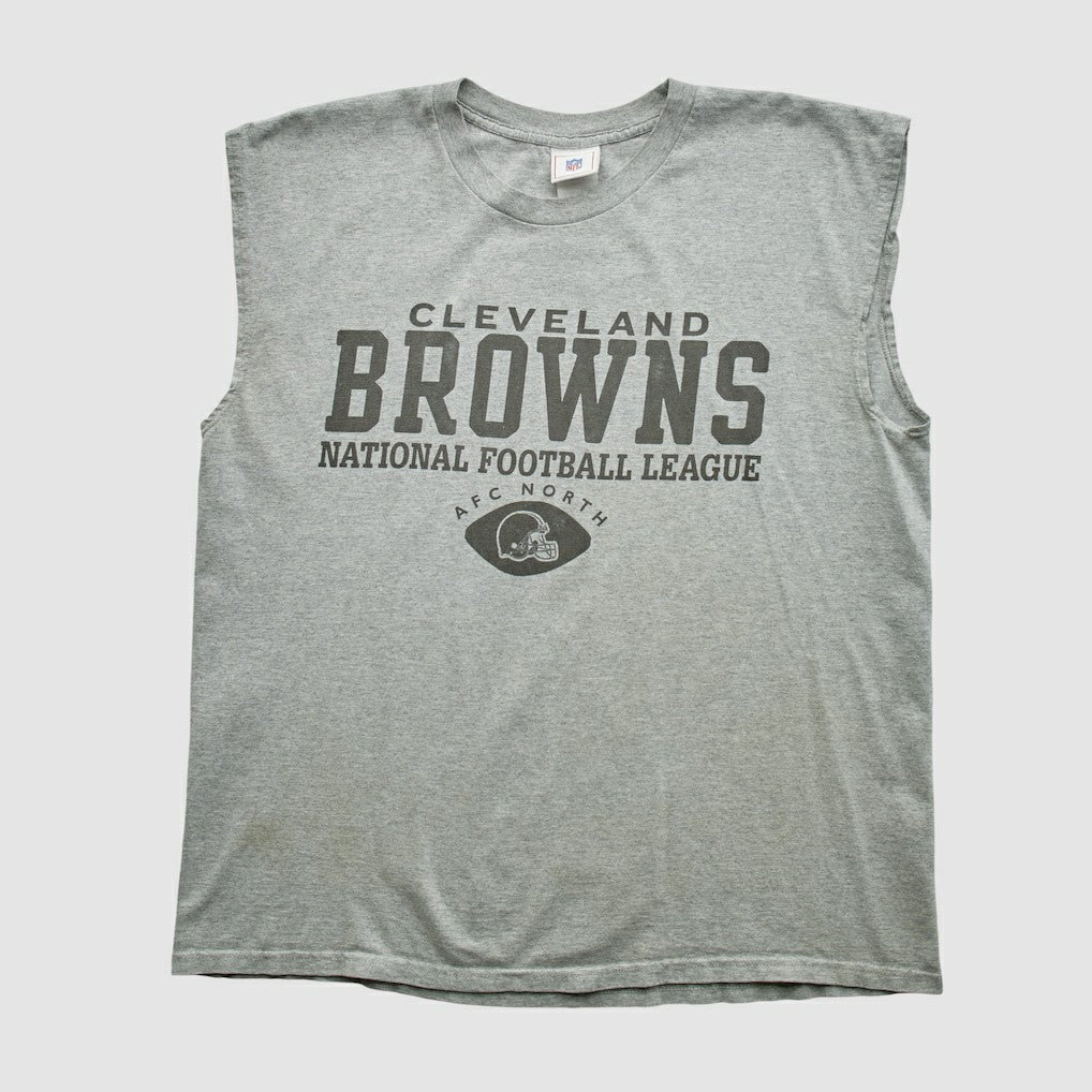Cleveland Browns NFL 2000s Tank - Heather Gray Tanks