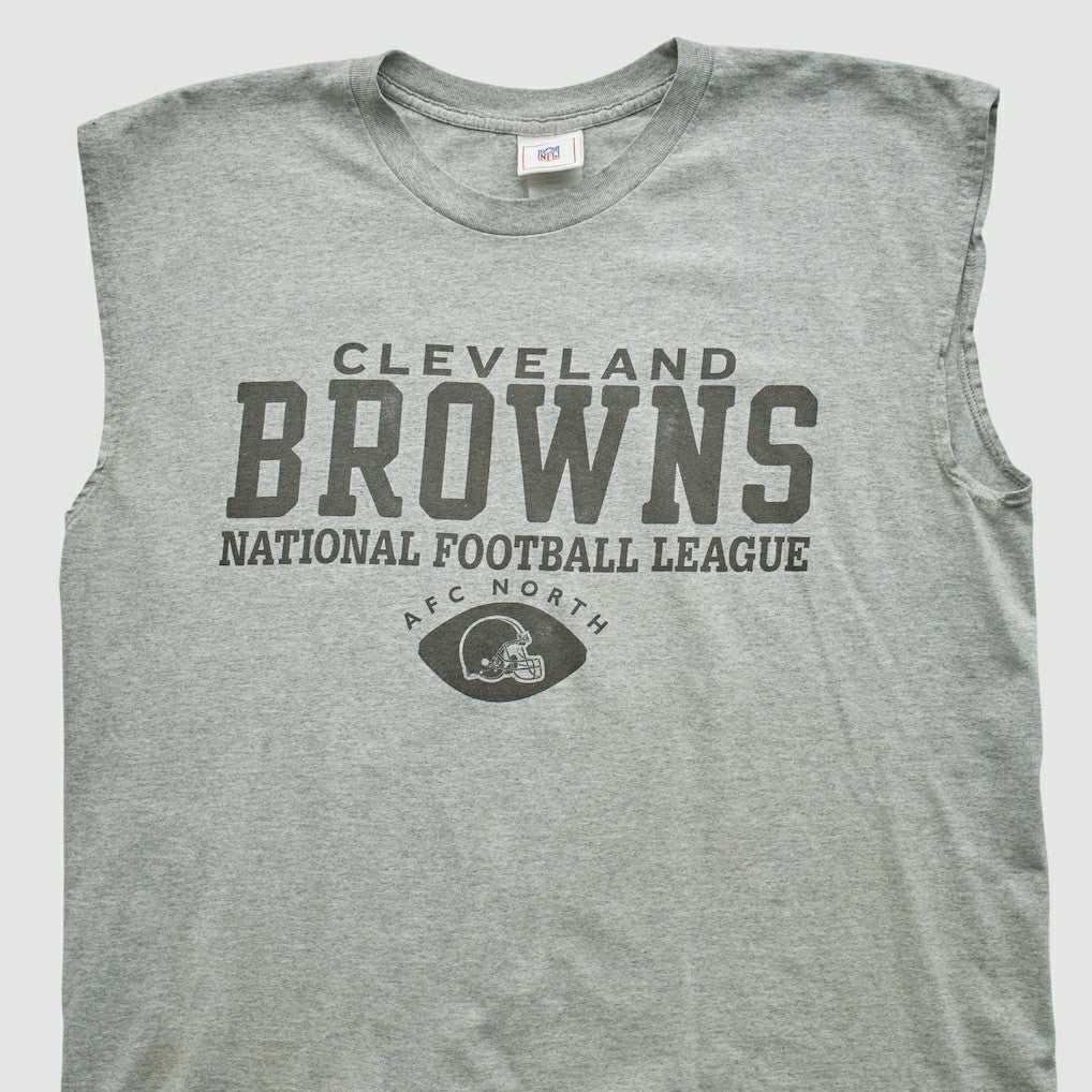 Cleveland Browns NFL 2000s Tank - Heather Gray Tanks