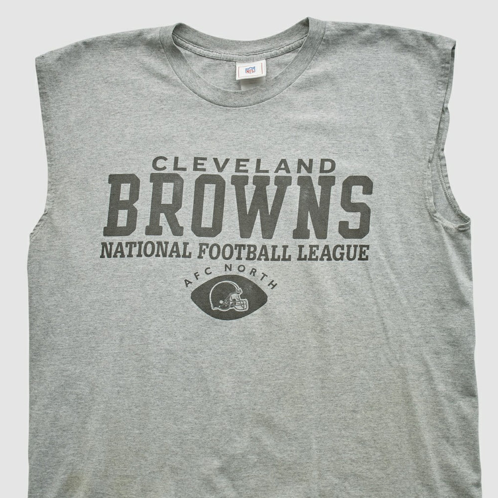 Cleveland Browns NFL 2000s Tank - Heather Gray Tanks