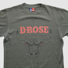 Chicago Bulls Majestic 2000s T-shirt Dark Heather Gray Vintage - Vintage