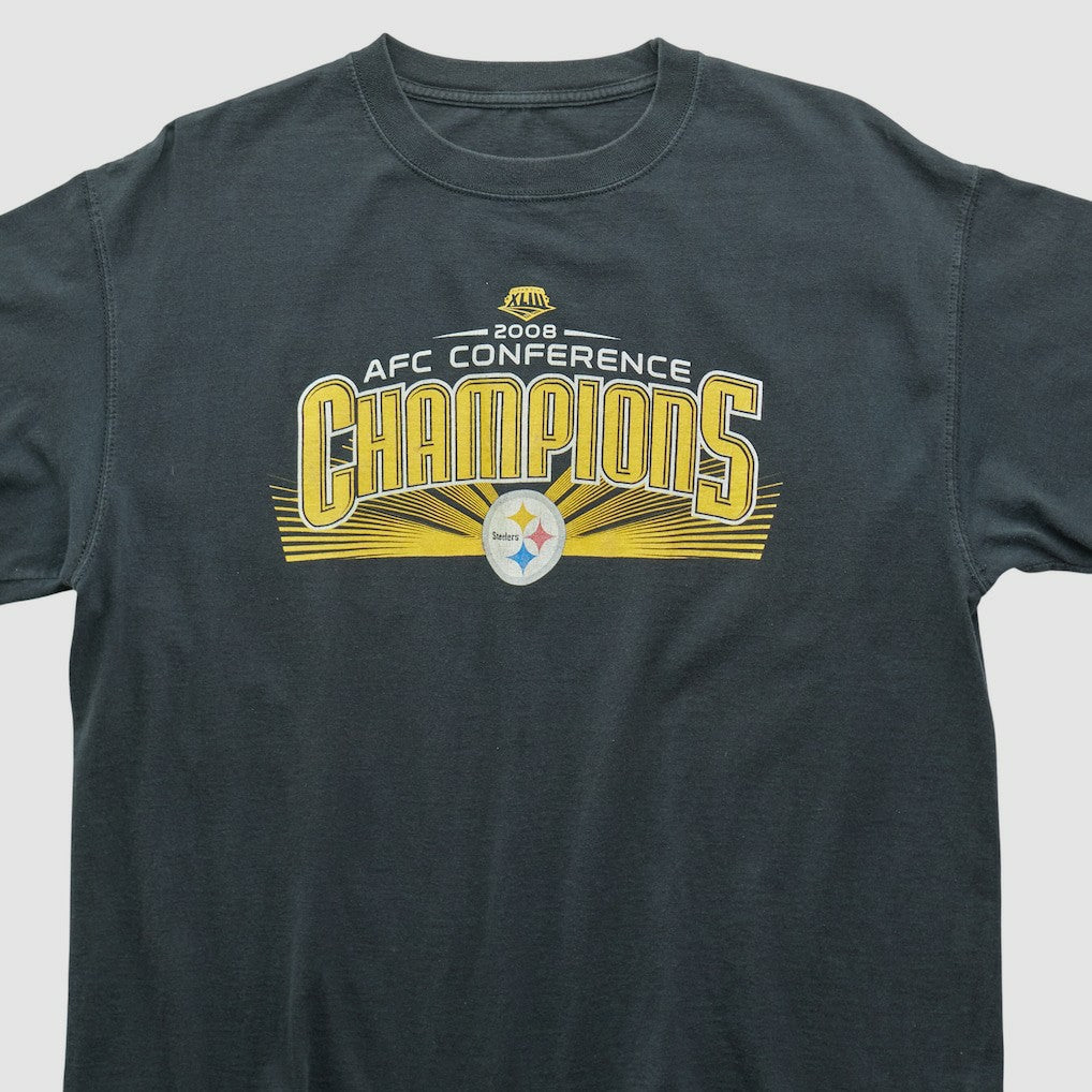 Pittsburgh Steelers 2008 T-shirt - Black T-shirts
