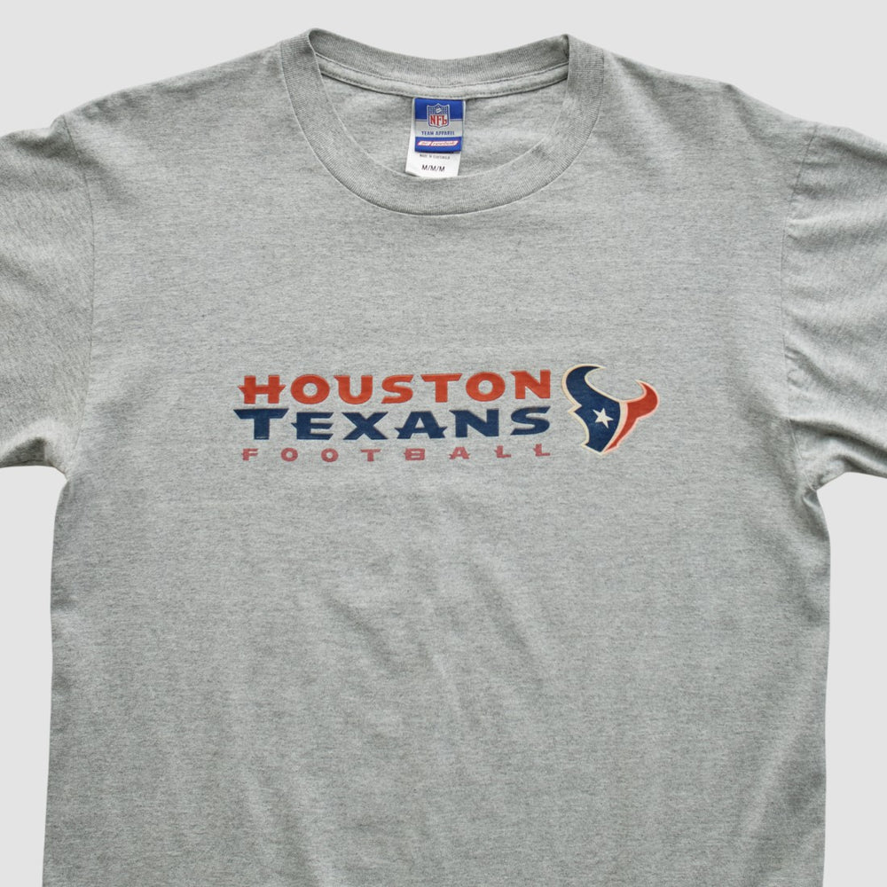 Houston Texans Reebok 2000s T-shirt - Heather Gray T-shirts