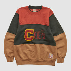 Kansas City Chiefs Nutmeg Mills 90s Pullover Sweatshirt - Clay Pullover