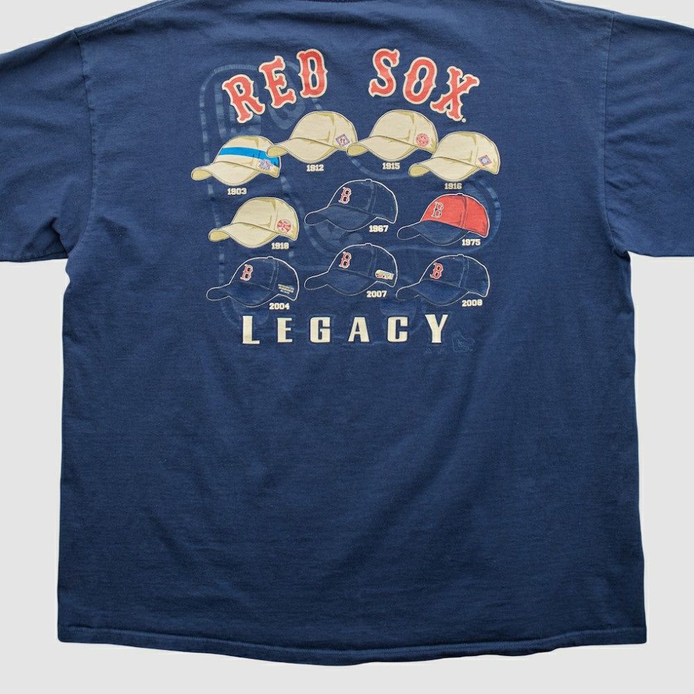 Boston Red Sox Majestic 2000s T-shirt - Navy - 2XVintage T-shirts