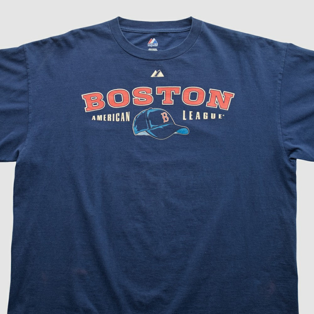 Boston Red Sox Majestic 2000s T-shirt - Navy - 2XVintage T-shirts