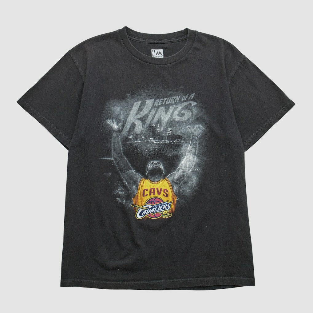 Cleveland Cavaliers Majestic 2010s T-shirt Black Vintage - Vintage
