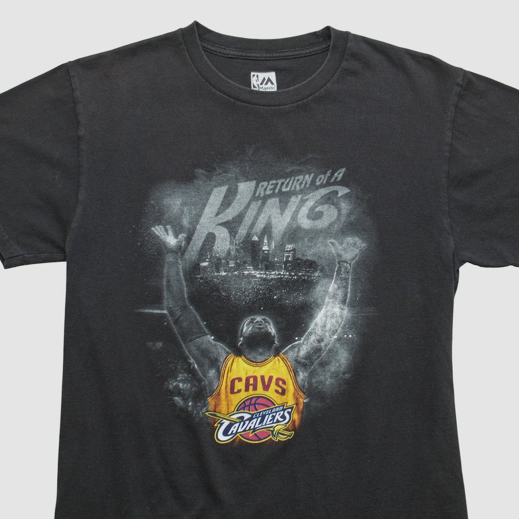 Cleveland Cavaliers Majestic 2010s T-shirt Black Vintage - Vintage