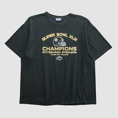 Super Bowl XLIII Reebok 2009 T-shirt - Black T-shirts