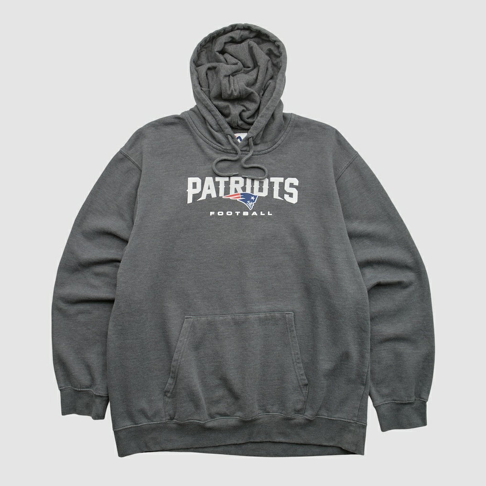 New England Patriots Majestic 2010s Hooded Pullover Sweatshirt - Charcoal Pullover