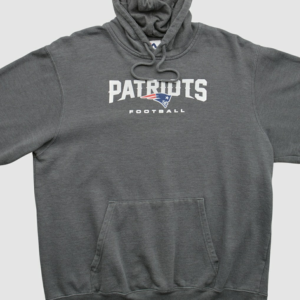 New England Patriots Majestic 2010s Hooded Pullover Sweatshirt - Charcoal Pullover