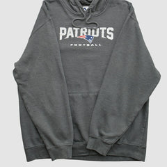 New England Patriots Majestic 2010s Hooded Pullover Sweatshirt - Charcoal Pullover