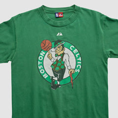Boston Celtics Majestic 2000s T-shirt Green Vintage - Vintage