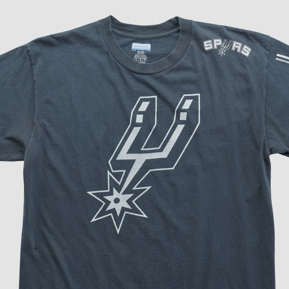 San Antonio Spurs Reebok 2000s T-shirt Black Vintage - Vintage outlet