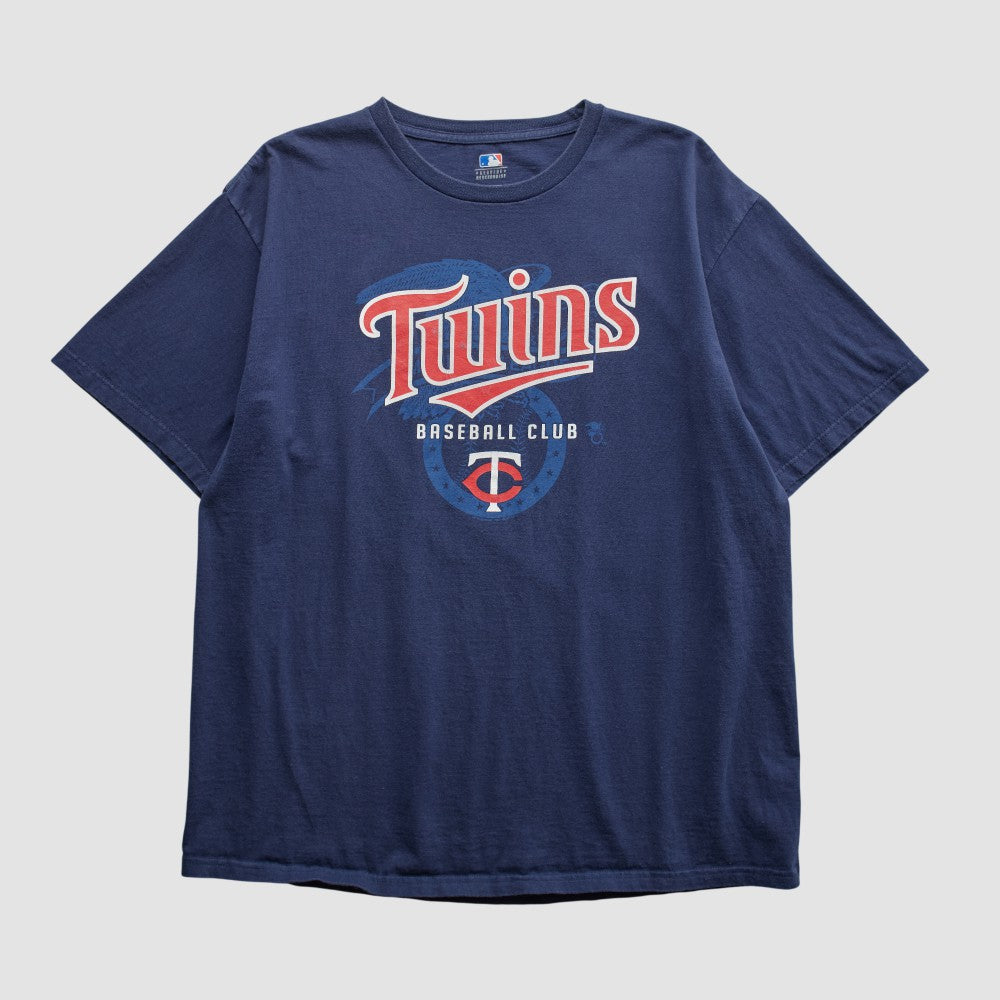 Minnesota Twins Genuine Merchandise 2000s T-shirt - Navy - XVintage T-shirts