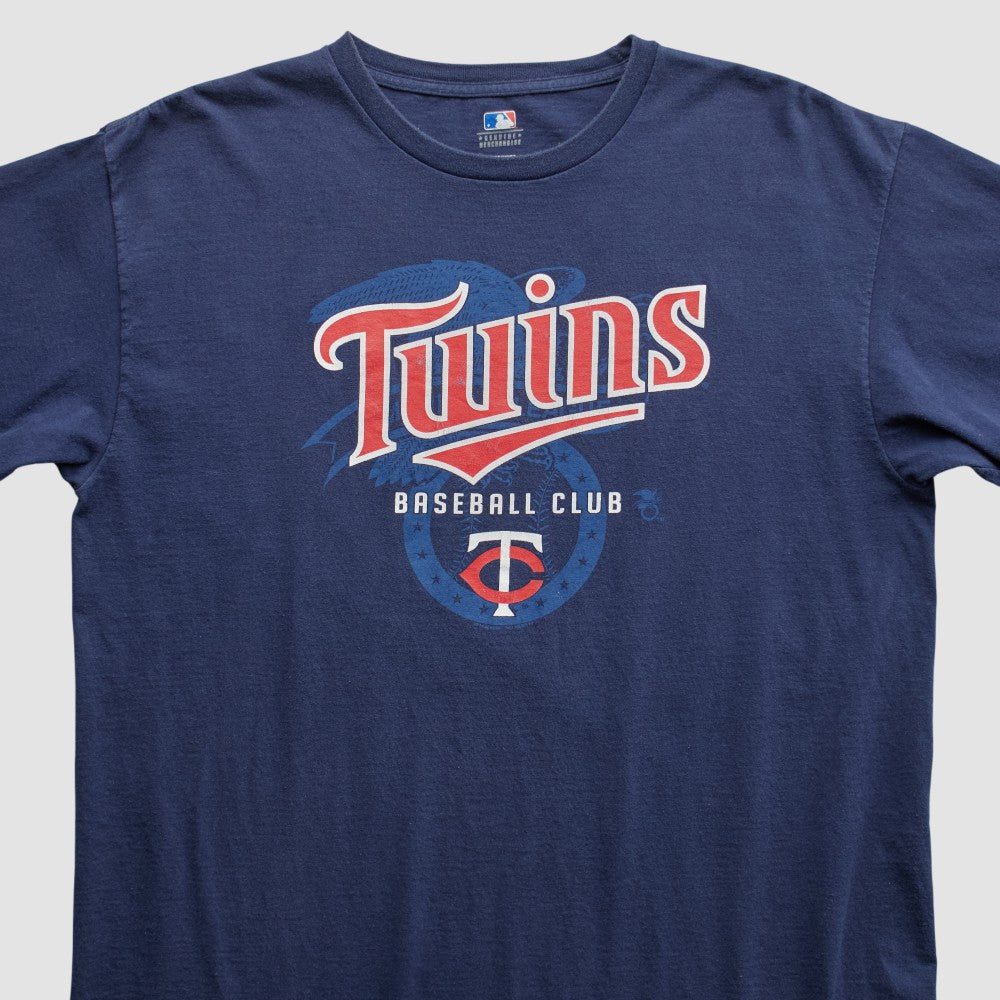 Minnesota Twins Genuine Merchandise 2000s T-shirt - Navy - XVintage T-shirts
