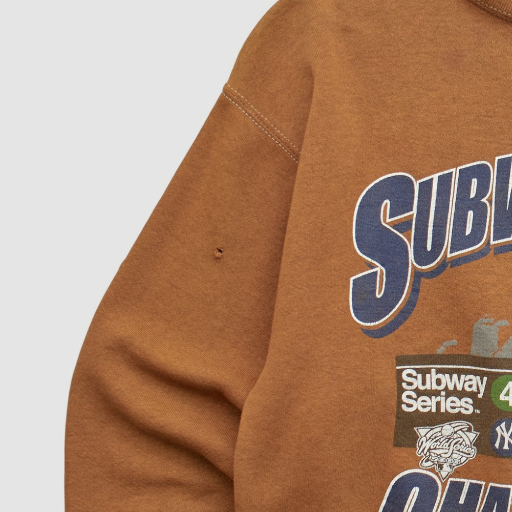 New York Yankees Puma 2000 Pullover Sweatshirt - Clay - Vintage Pullover