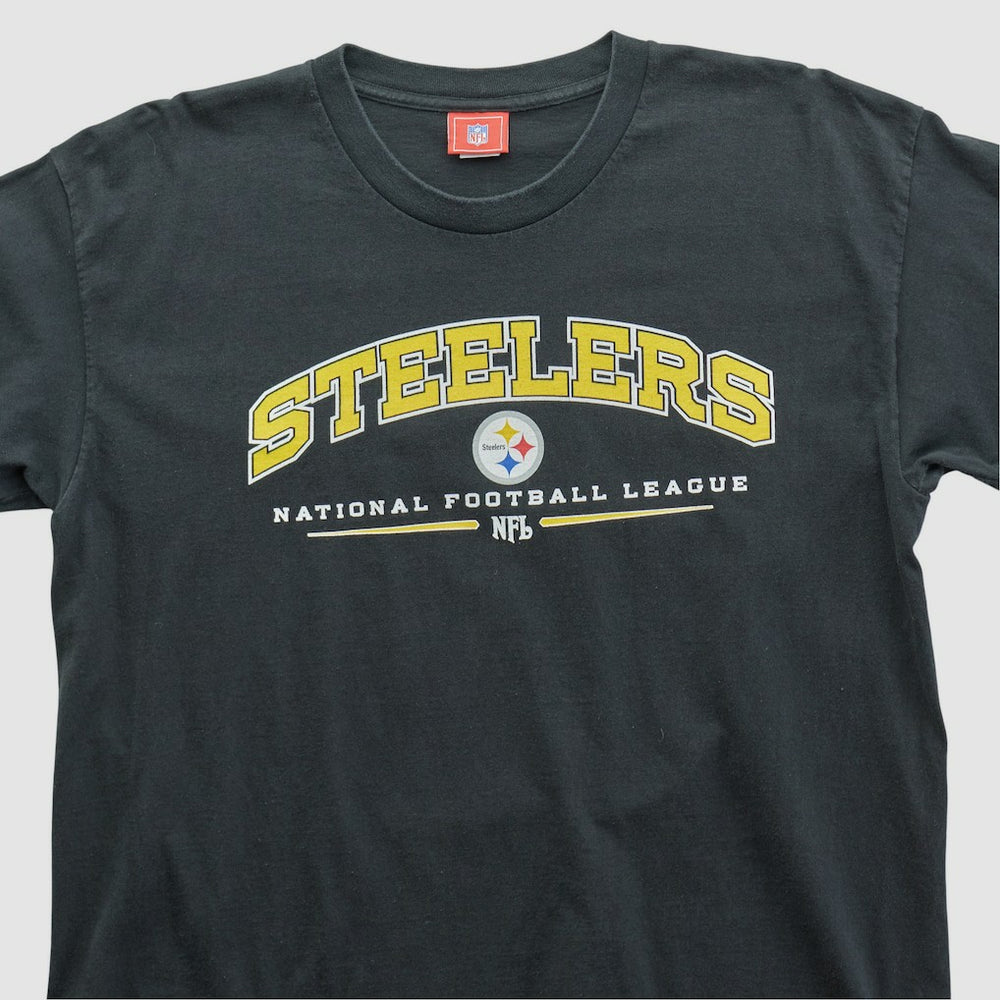 Pittsburgh Steelers NFL 2000s Long Sleeve T-shirt - Black T-shirts