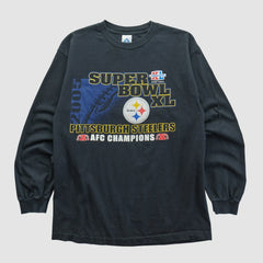 Super Bowl XL Alstyle 2006 Long Sleeve T-shirt - Black T-shirts