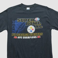 Super Bowl XL Alstyle 2006 Long Sleeve T-shirt - Black T-shirts