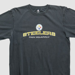 Pittsburgh Steelers NFL 2010s Long Sleeve T-shirt - Black T-shirts