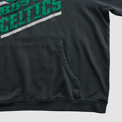 Boston Celtics 2010s Hooded Pullover Sweatshirt Black Vintage - Adidas