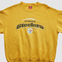Pittsburgh Steelers NFL 2000s Pullover Sweatshirt - Yellow Pullover