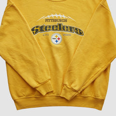 Pittsburgh Steelers NFL 2000s Pullover Sweatshirt - Yellow Pullover