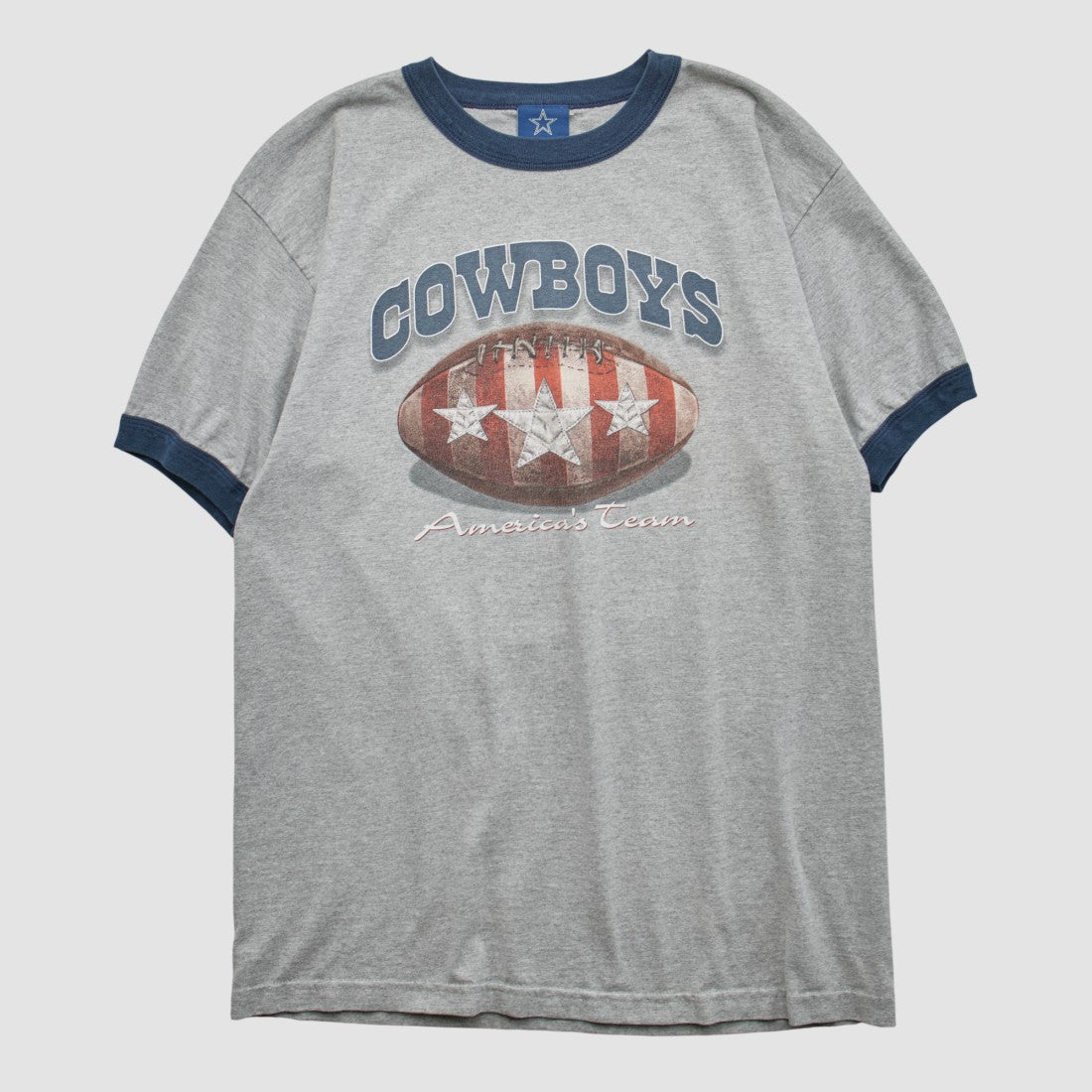 Dallas Cowboys Cowboys Authentic Apparel 2000s T-shirt - Heather Gray T-shirts