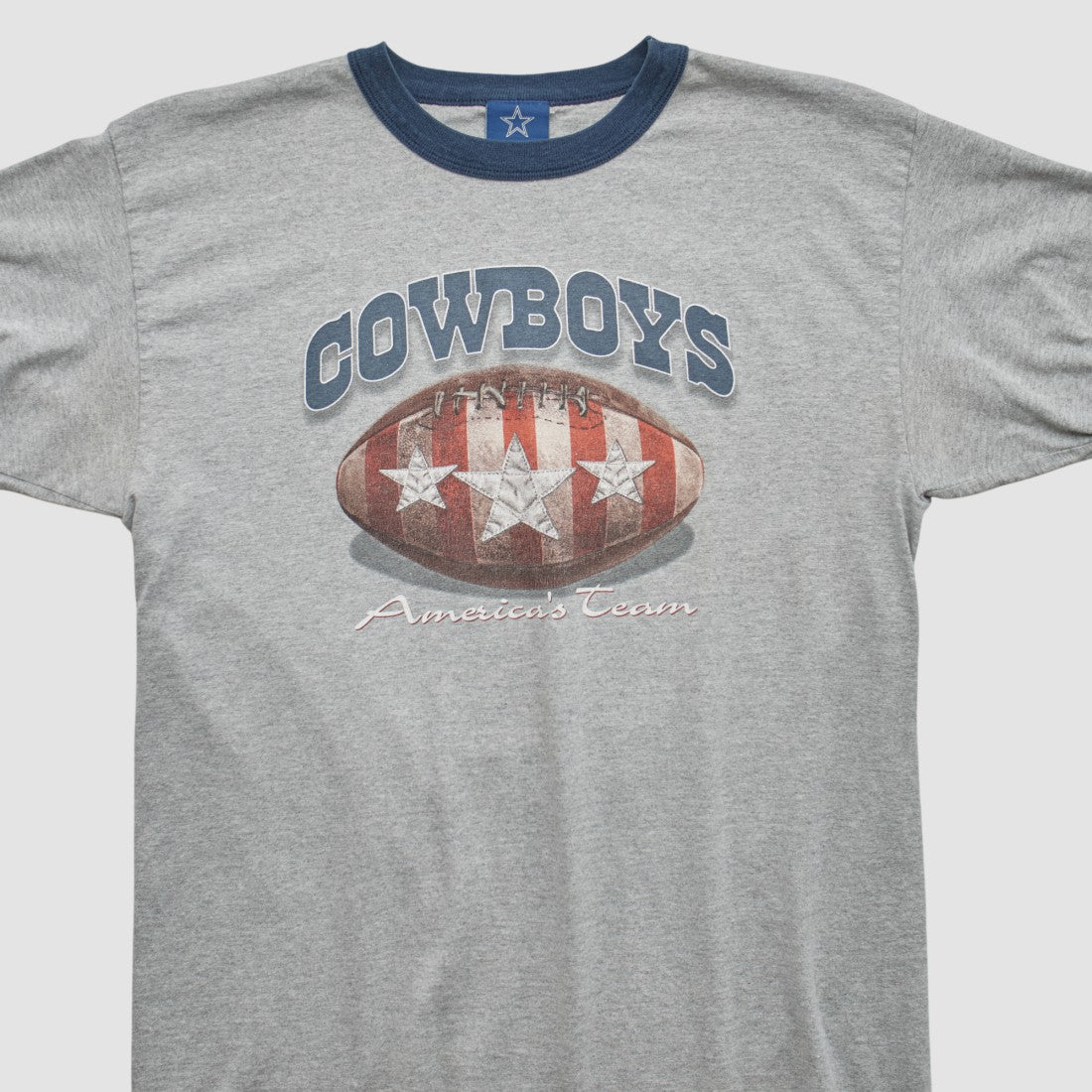 Dallas Cowboys Cowboys Authentic Apparel 2000s T-shirt - Heather Gray T-shirts