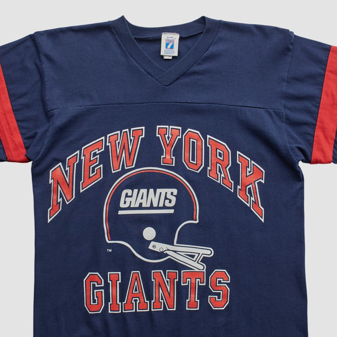 New York Giants Logo 7 90s T-shirt - Navy T-shirts