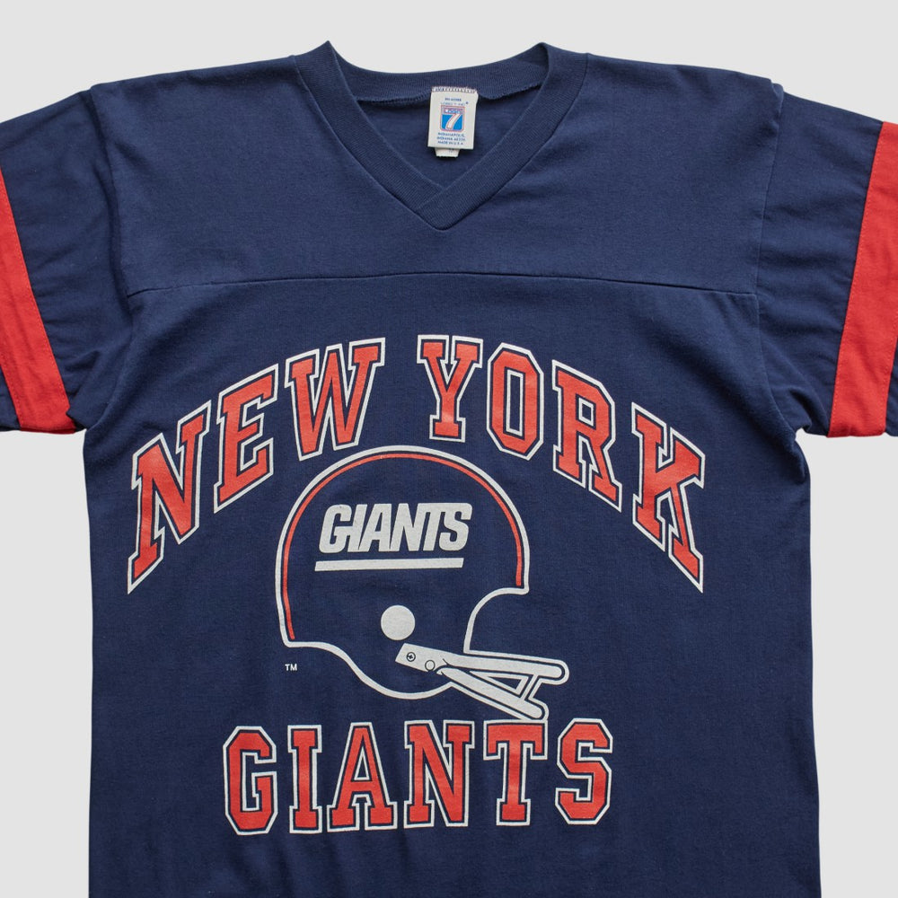 New York Giants Logo 7 90s T-shirt - Navy T-shirts