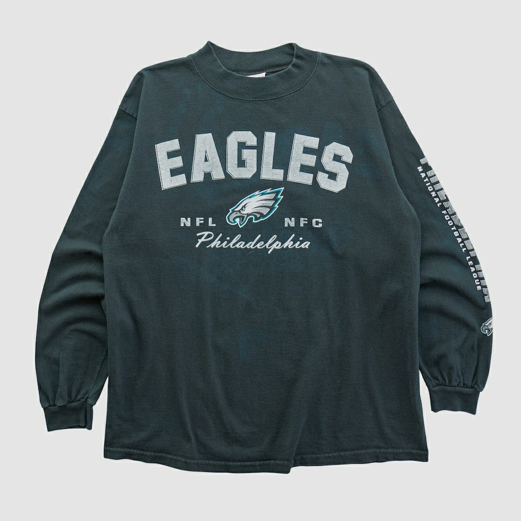 Philadelphia Eagles NFL 2000s Long Sleeve T-shirt - Charcoal T-shirts