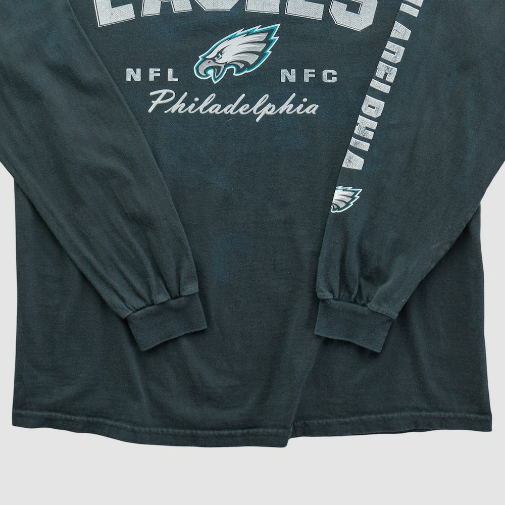 Philadelphia Eagles NFL 2000s Long Sleeve T-shirt - Charcoal T-shirts