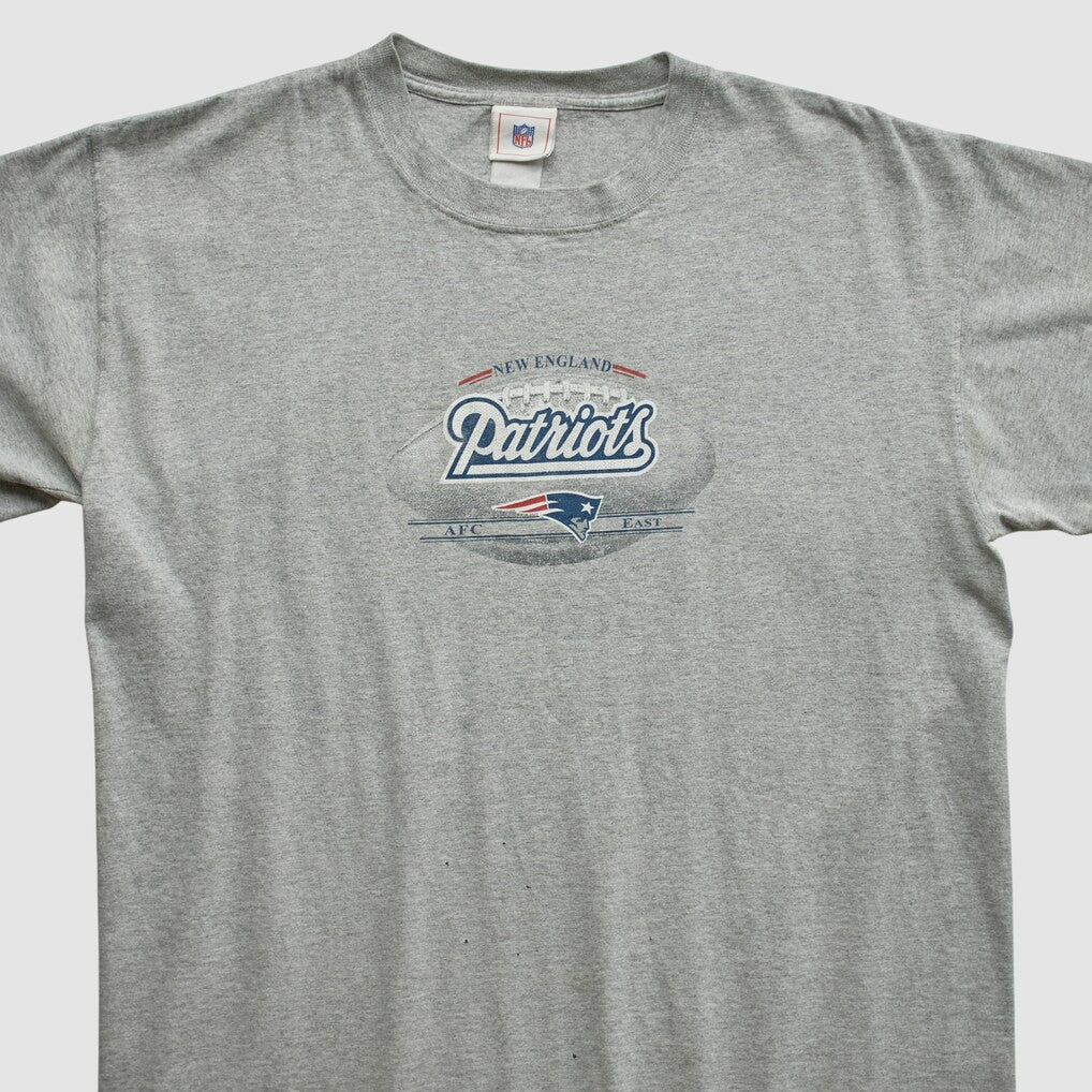New England Patriots NFL 2000s T-shirt - Heather Gray T-shirts