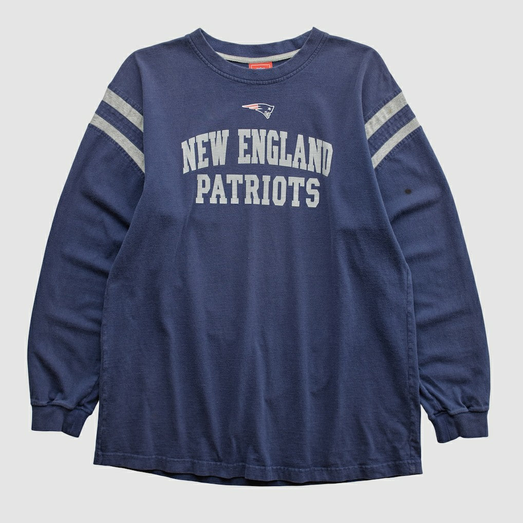 New England Patriots NFL 2000s Long Sleeve T-shirt - Navy T-shirts