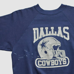 Dallas Cowboys Logo 7 80s Pullover Sweatshirt - Navy Pullover