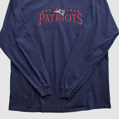 New England Patriots NFL 2000s Long Sleeve T-shirt - Navy T-shirts