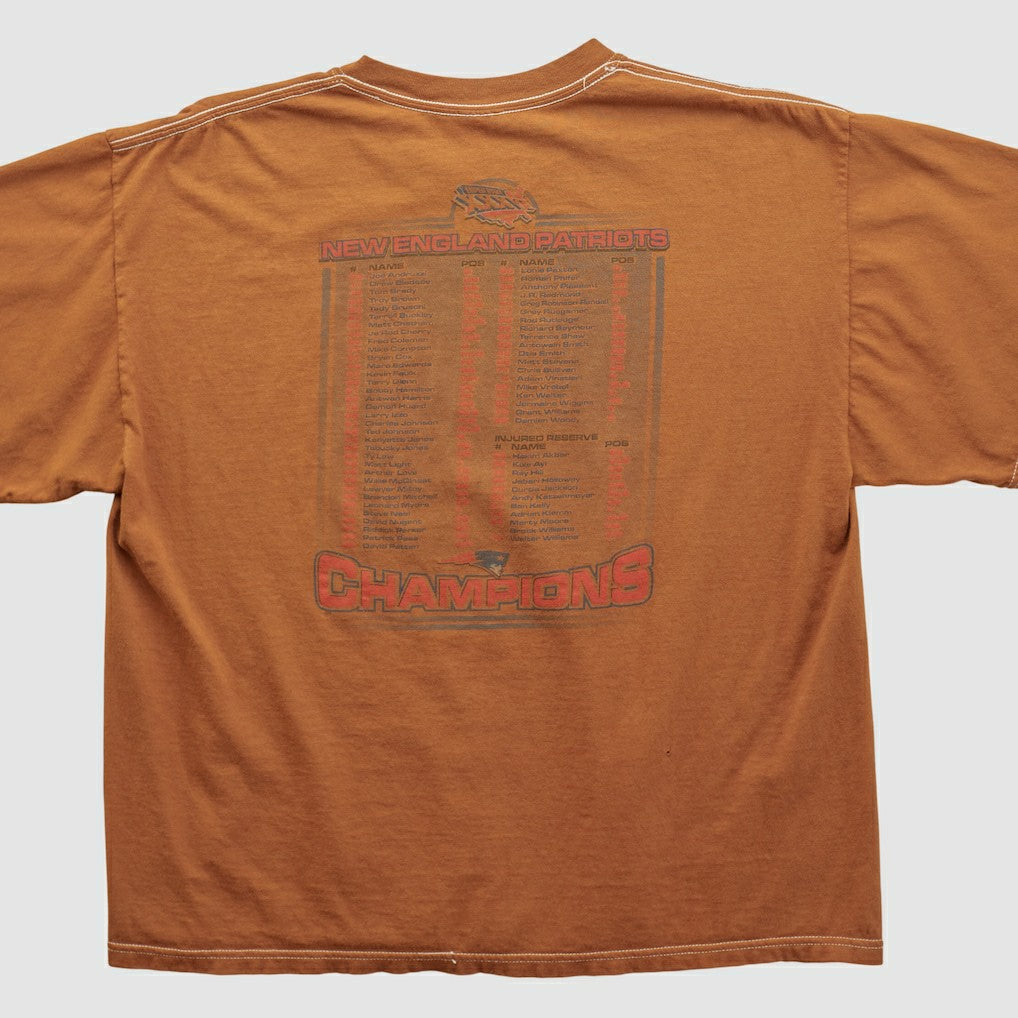 Super Bowl XXXVI Gildan 2002 T-shirt - Clay T-shirts